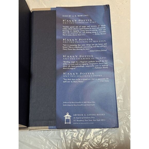 Harry Potter and the Order of the Phoenix J K Rowling 1st Edition 1st Print HC - Picture 6 of 8